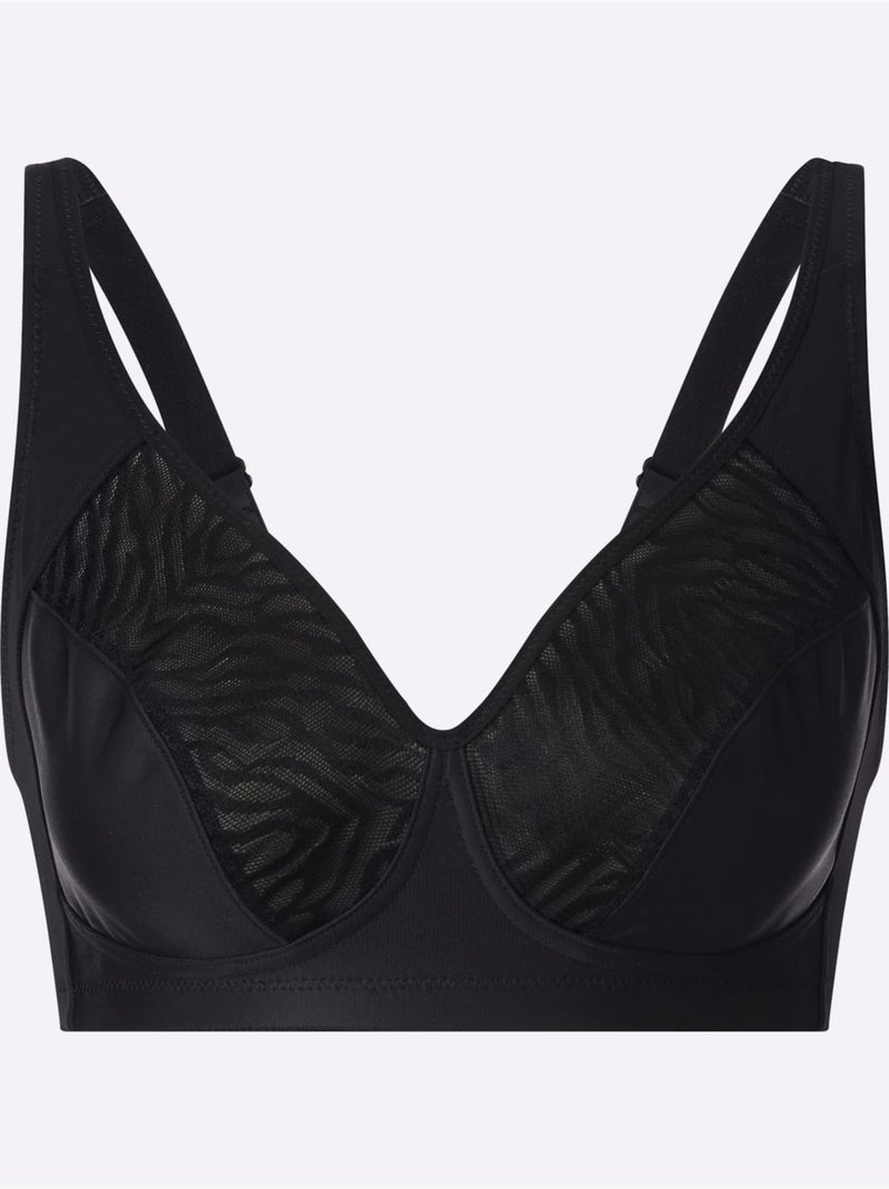 Soutien-gorge Confort Sans Armatures - Witt Noir - Kiabi