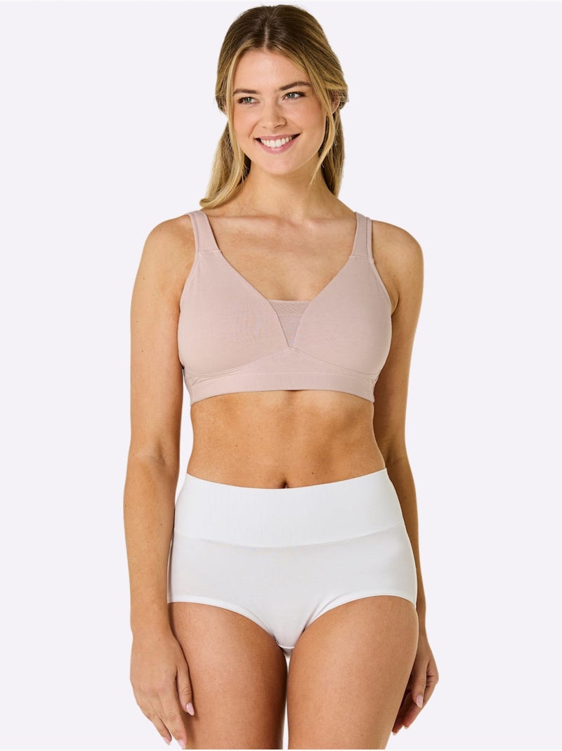 Soutien-gorge Confort Sans Armatures - Witt Poudre - Kiabi
