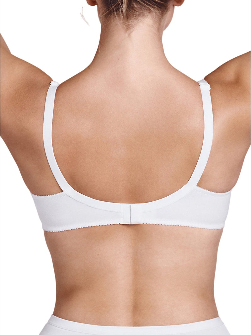 Soutien-gorge confort sans armatures Manja Blanc - Kiabi