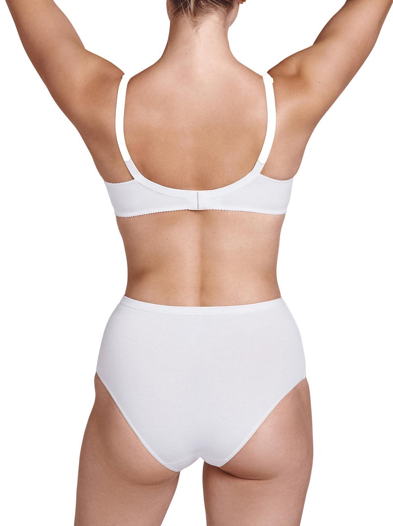 Soutien-gorge confort sans armatures Manja Blanc - Kiabi