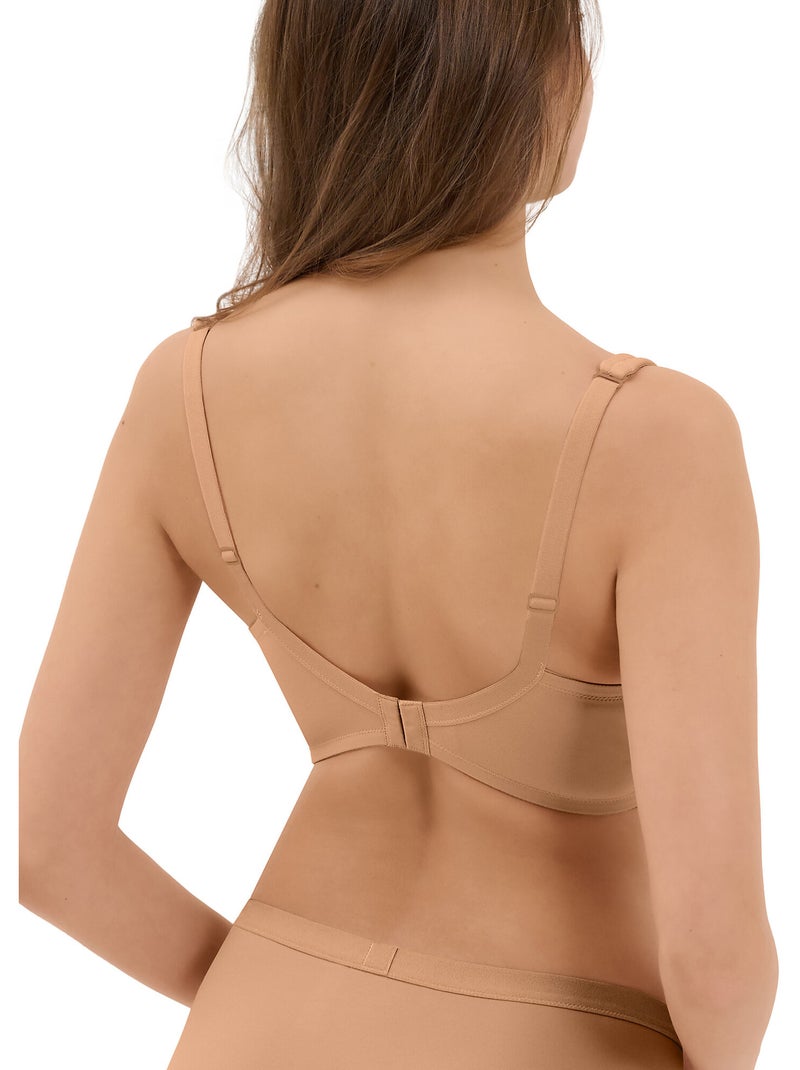 Soutien-gorge confort sans armatures Maya Beige - Kiabi
