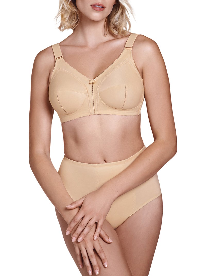 Soutien-gorge confort sans armatures Mirelas Beige - Kiabi