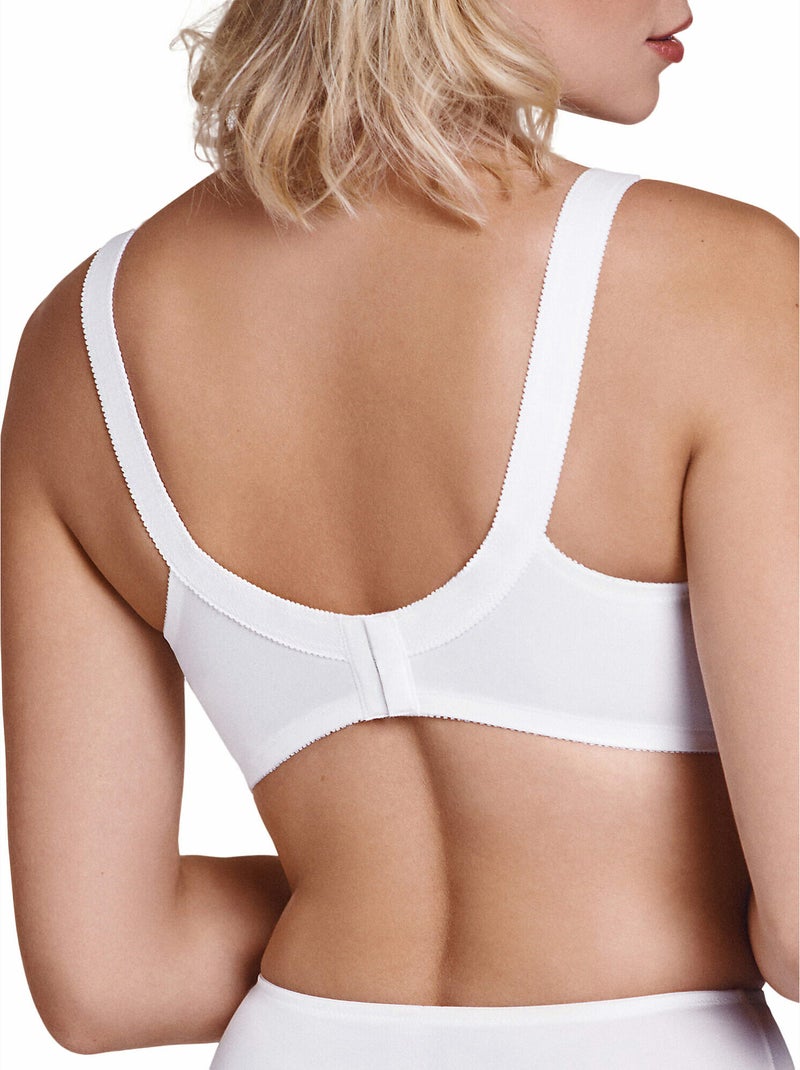Soutien-gorge confort sans armatures Mirelas Blanc - Kiabi