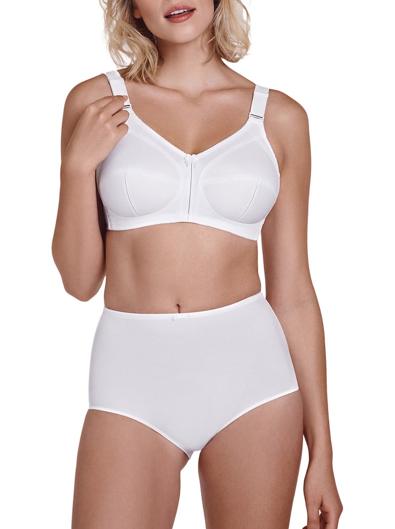 Soutien-gorge confort sans armatures Mirelas Blanc - Kiabi