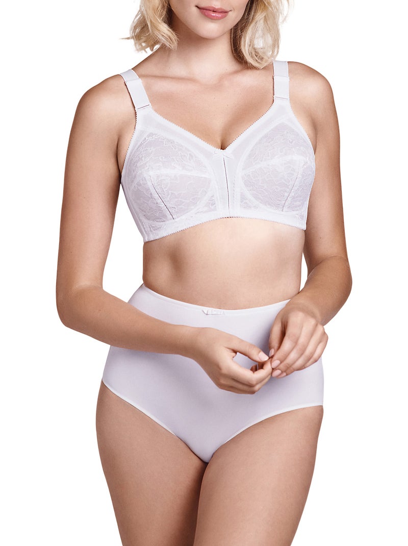 Soutien-gorge confort sans armatures Sabina Blanc - Kiabi