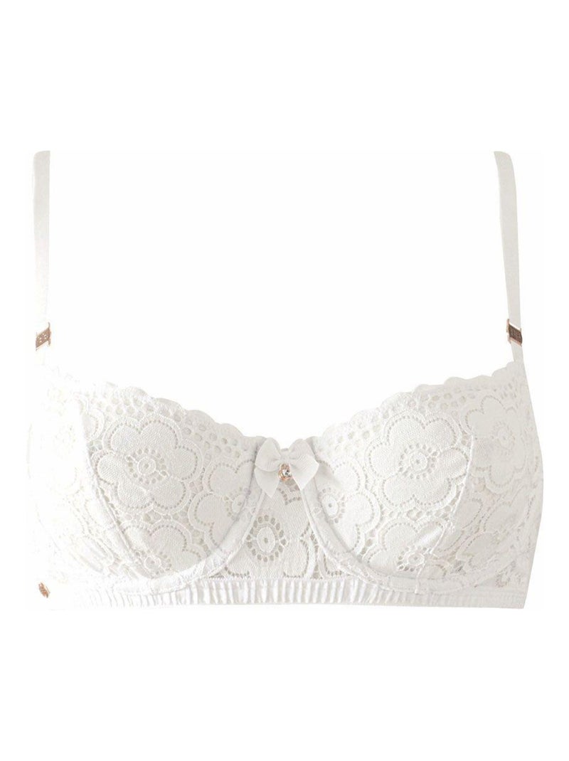 Soutien-gorge coques AFFINITE - Brigitte Bardot Lingerie Blanc - Kiabi