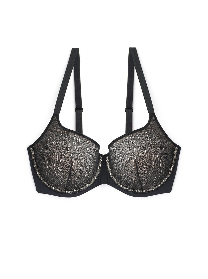 Soutien-gorge Chantelle Orangerie – Coque Avec Armatures, Noir, Taille 80D (65D EU), Neuf Avec étiquettes