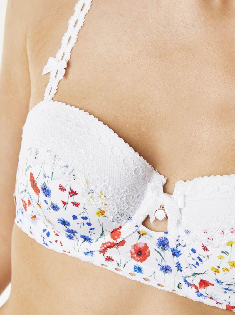 Soutien-gorge coques LIBERTE - Brigitte Bardot Lingerie Blanc - Kiabi