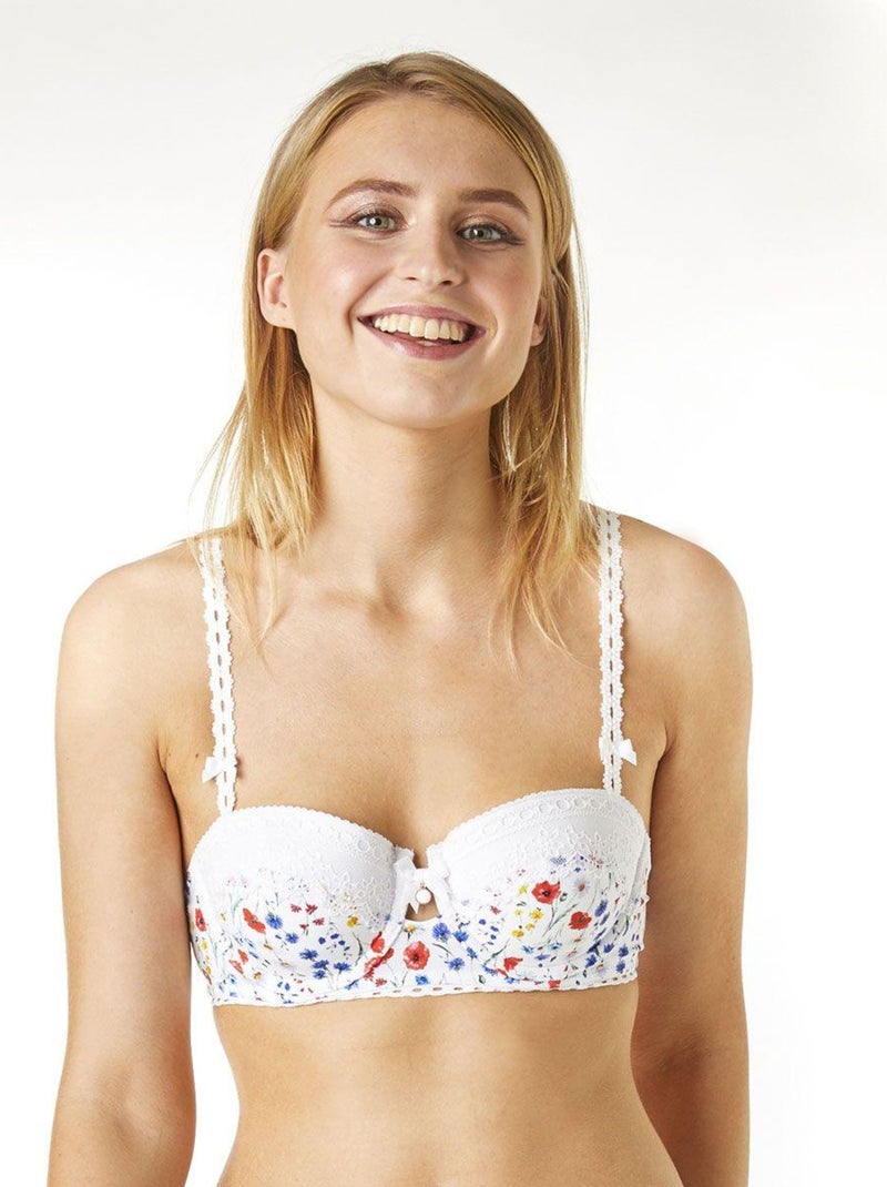 Soutien-gorge coques LIBERTE - Brigitte Bardot Lingerie Blanc - Kiabi