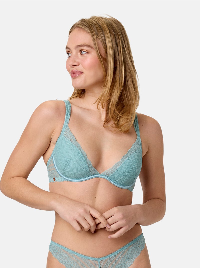 Soutien-gorge coques moulées AGAPANTHE - Brigitte Bardot Lingerie Vert - Kiabi