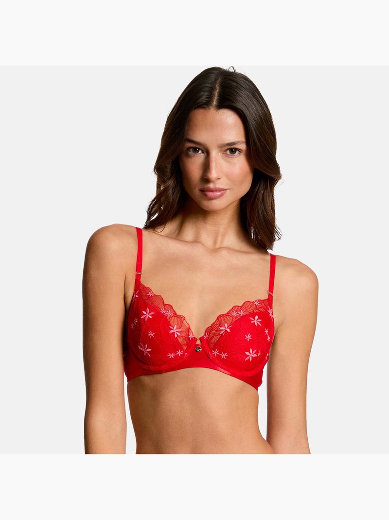 Soutien-gorge coques moulées AMANDINE - Morgan Lingerie Rouge - Kiabi