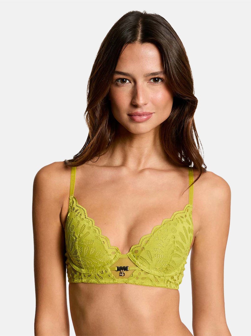 Soutien-gorge coques moulées AMELIE - Morgan Lingerie Vert - Kiabi