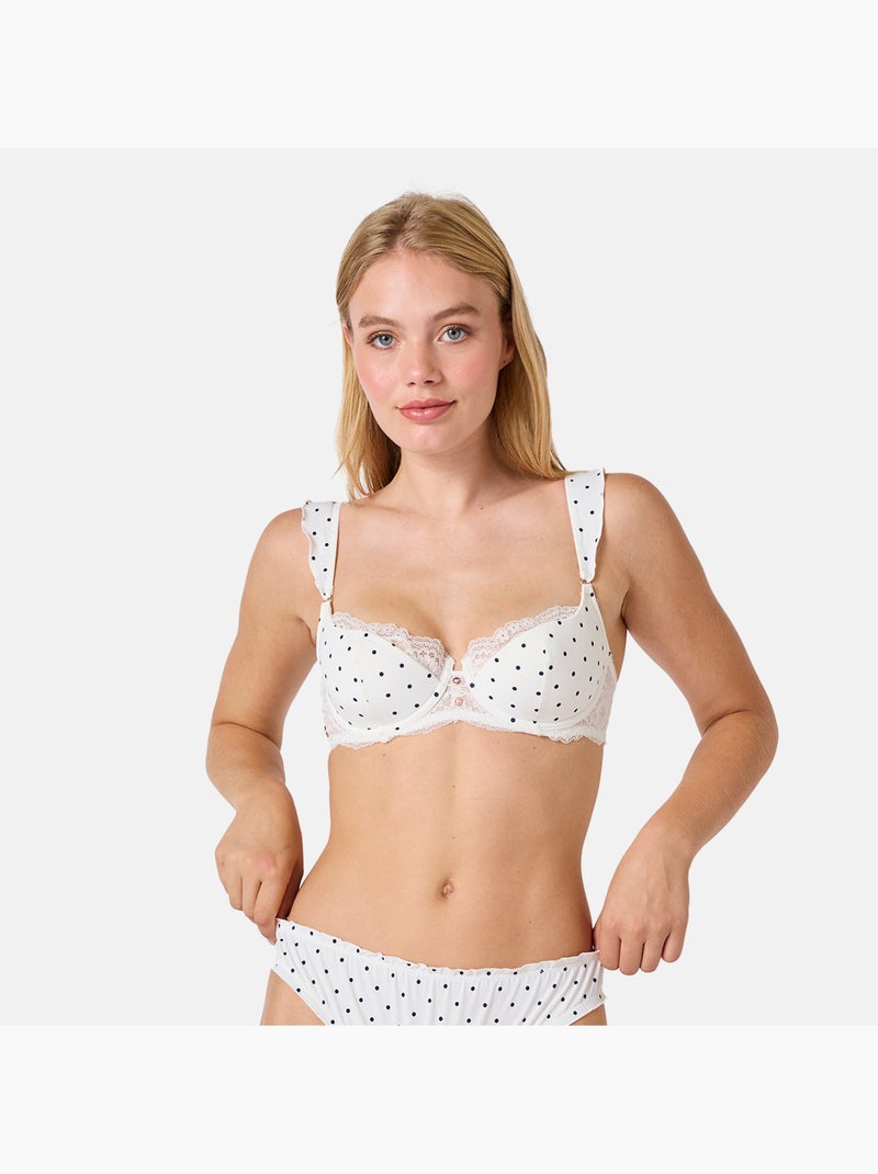 Soutien-gorge coques moulées AMUSETTE - Brigitte Bardot Lingerie Blanc - Kiabi