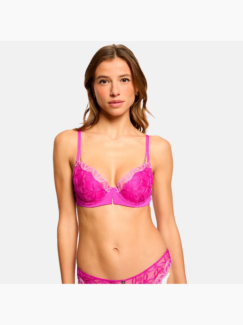 Soutien-gorge coques moulées ANGIE - Morgan Lingerie Violet - Kiabi