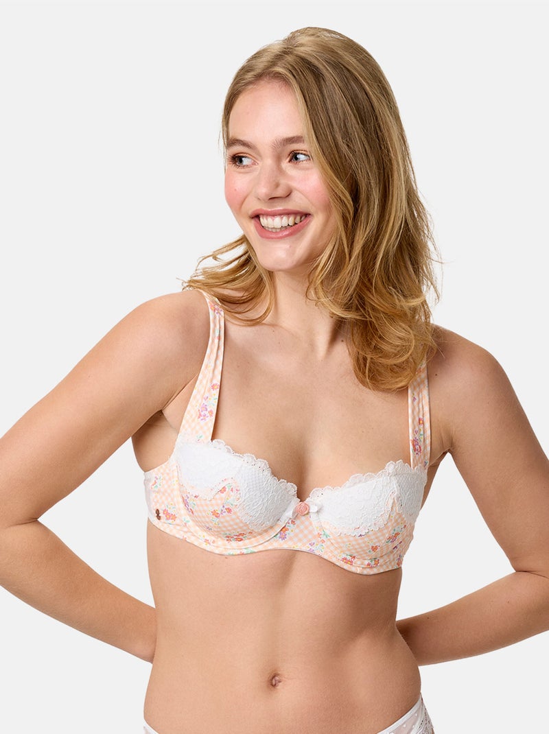 Soutien-gorge coques moulées CAMOMILLE - Brigitte Bardot Lingerie Blanc - Kiabi