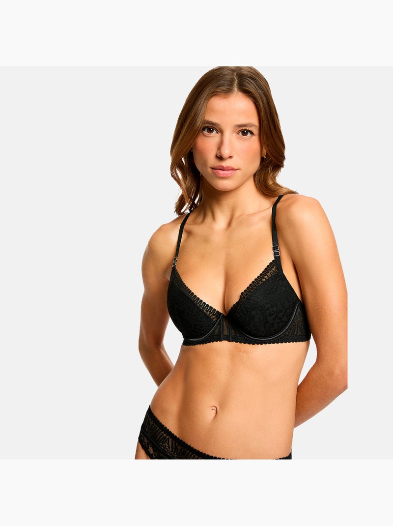 Soutien-gorge coques moulées CRISTINA - Morgan Lingerie Noir - Kiabi