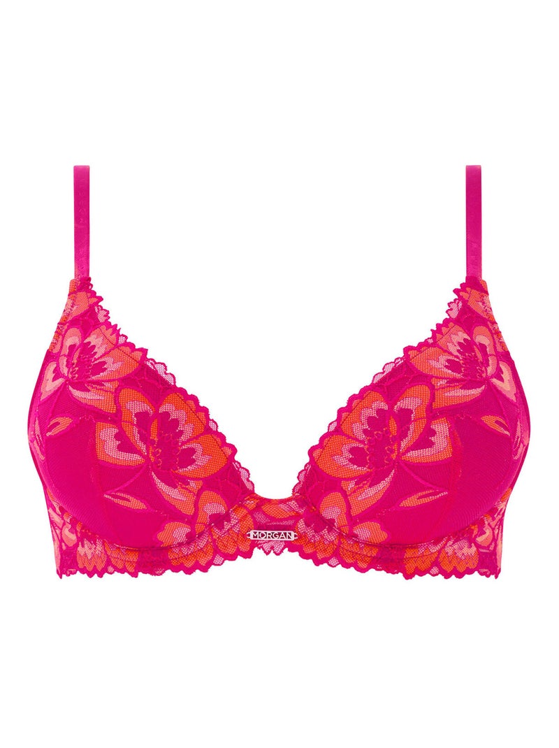 Soutien-gorge coques moulées ELISA - Morgan Lingerie Rose - Kiabi