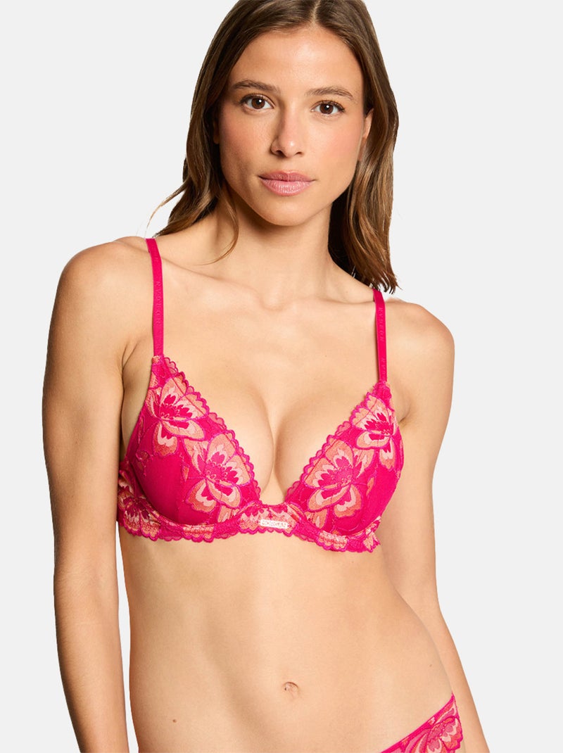 Soutien-gorge coques moulées ELISA - Morgan Lingerie Rose - Kiabi