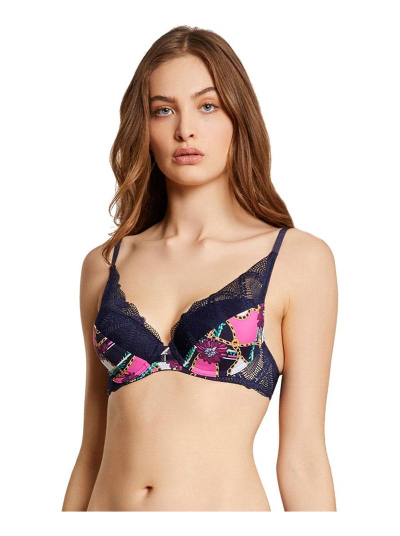 Soutien-gorge coques moulées EMMY - Morgan Bleu - Kiabi