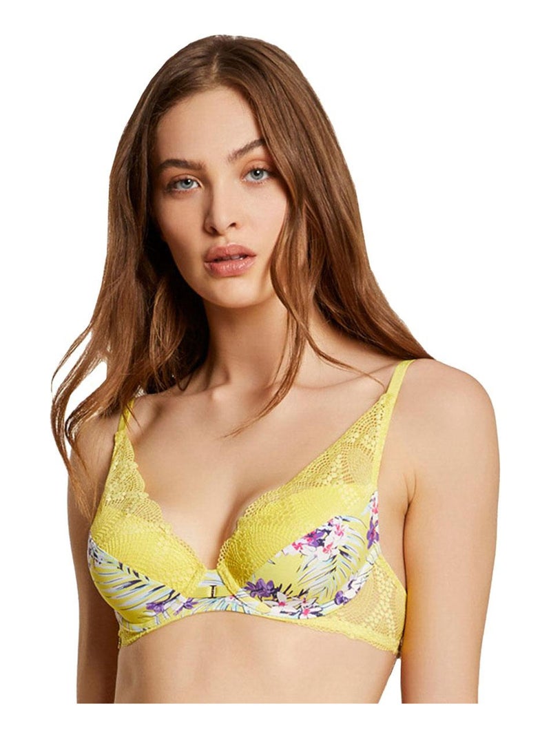 Soutien-gorge coques moulées EMMY - Morgan Jaune - Kiabi