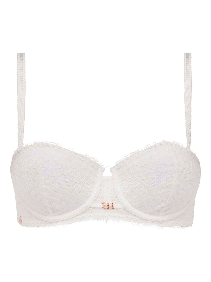 Soutien-gorge coques moulées FLAMENCO - Brigitte Bardot Lingerie Blanc - Kiabi