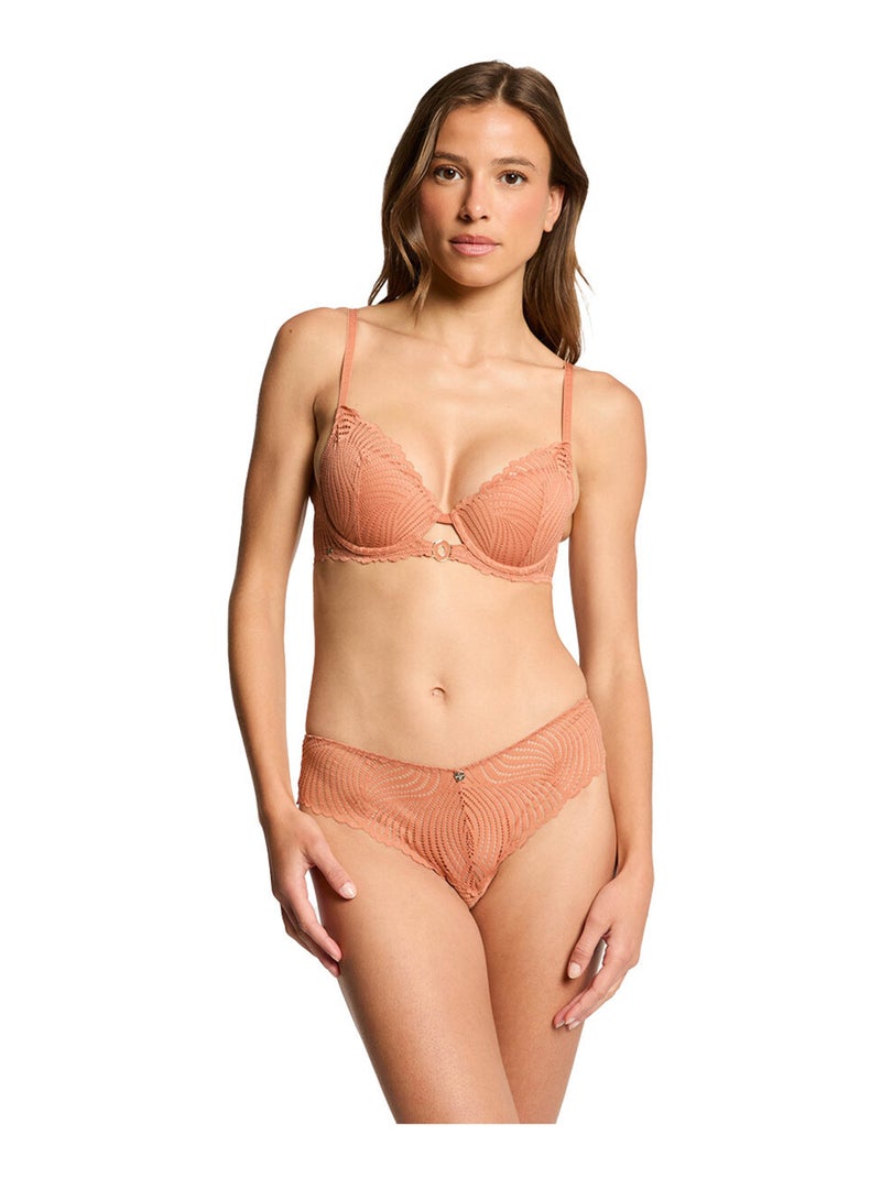 Soutien-gorge coques moulées GARANCE - Morgan Lingerie Orange - Kiabi