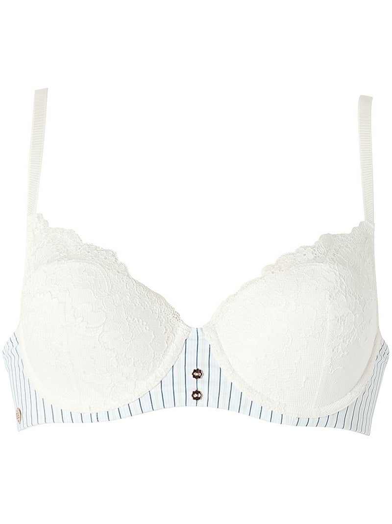 Soutien-gorge coques moulées GUINGUETTE - Brigitte Bardot Lingerie Blanc - Kiabi