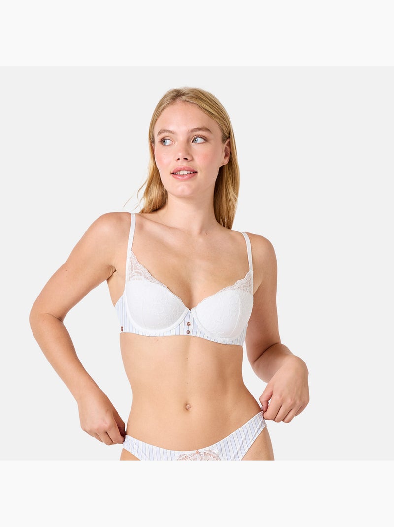 Soutien-gorge coques moulées GUINGUETTE - Brigitte Bardot Lingerie Blanc - Kiabi
