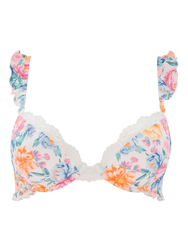 Soutien-gorge coques moulées JARDIN - Brigitte Bardot Lingerie Blanc - Kiabi