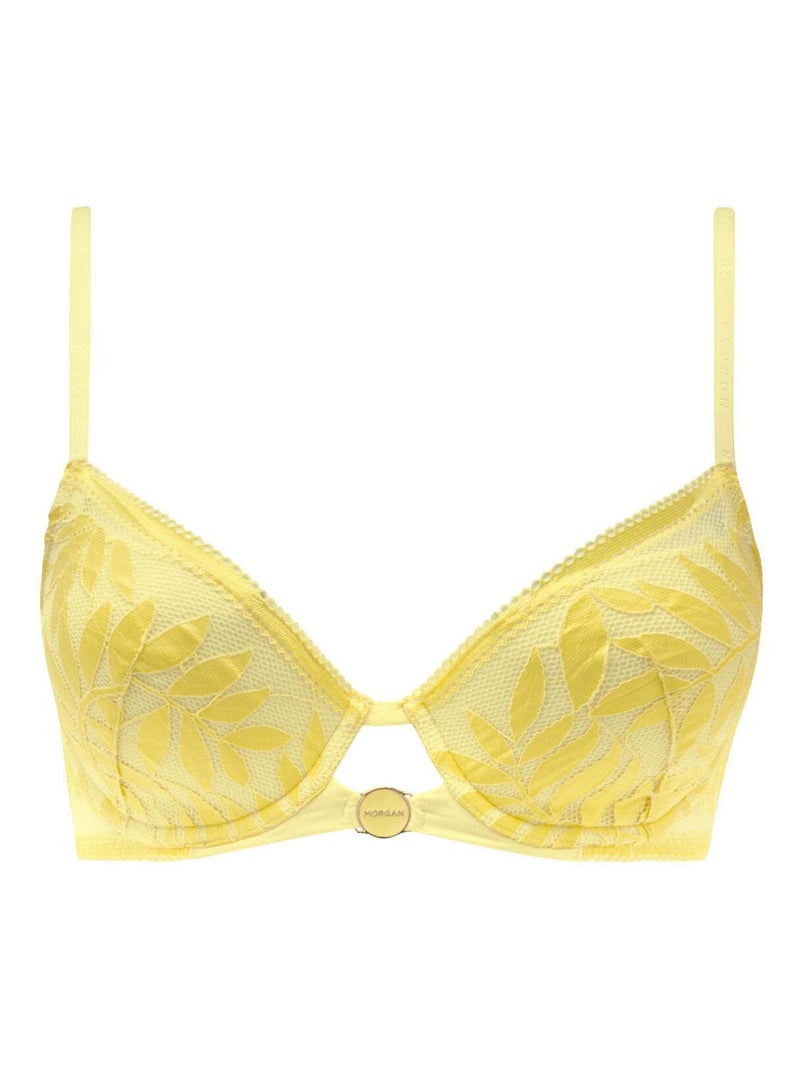 Soutien-gorge coques moulées LINA - Morgan Lingerie Jaune - Kiabi