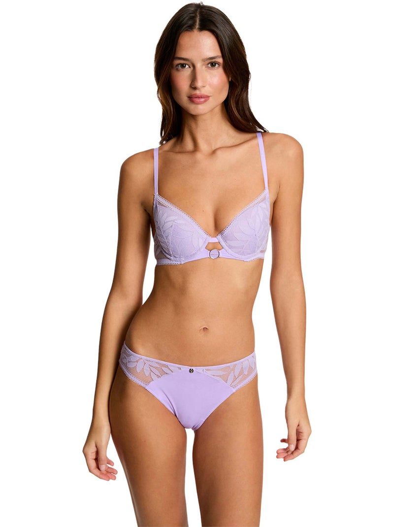 Soutien-gorge coques moulées LINA - Morgan Lingerie Violet - Kiabi