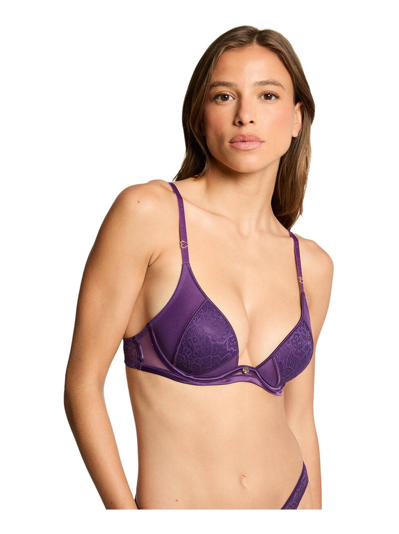 Soutien-gorge coques moulées LOUNA - Morgan Lingerie Violet - Kiabi