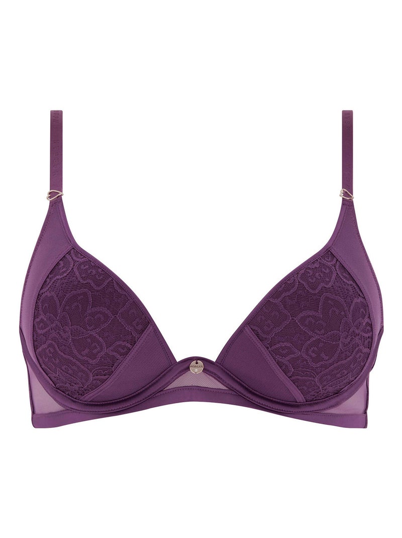Soutien-gorge coques moulées LOUNA - Morgan Lingerie Violet - Kiabi