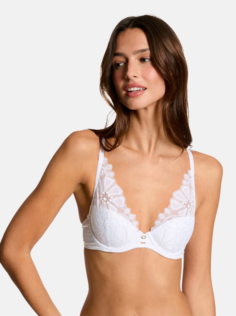 Soutien-gorge coques moulées MELISSA - Morgan Lingerie Blanc - Kiabi