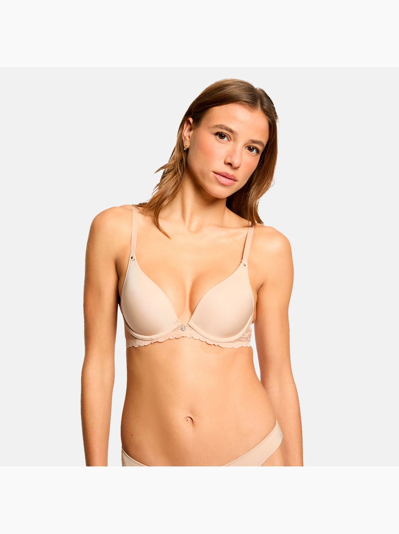 Soutien-gorge coques moulées MILA - Morgan Lingerie Beige - Kiabi