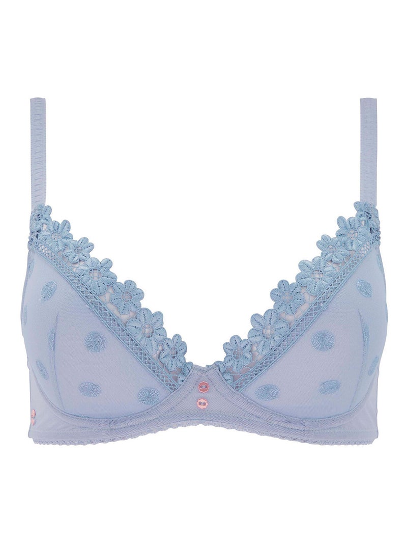 Soutien-gorge coques moulées MYOSOTIS - Brigitte Bardot Lingerie Bleu - Kiabi
