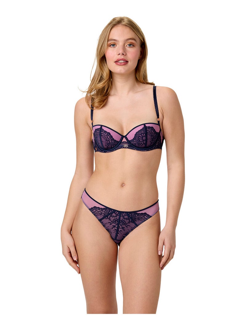 Soutien-gorge coques moulées NECTAR - Brigitte Bardot Lingerie Bleu - Kiabi