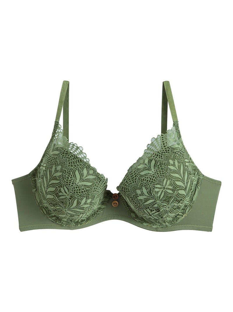 Soutien-gorge coques moulées OLIVE - Pomm'Poire Vert - Kiabi