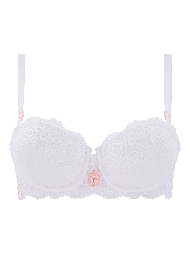 Soutien-gorge coques moulées ROSEE - Brigitte Bardot Lingerie Blanc - Kiabi