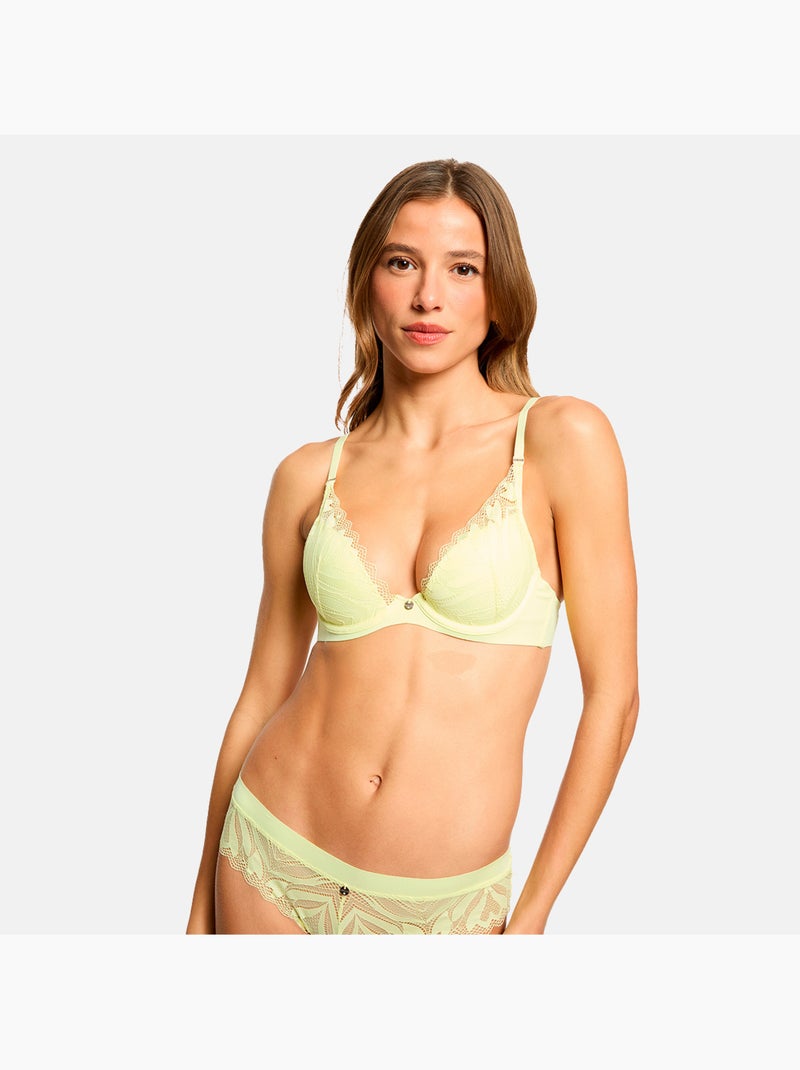 Soutien-gorge coques moulées SANA - Morgan Lingerie Jaune - Kiabi