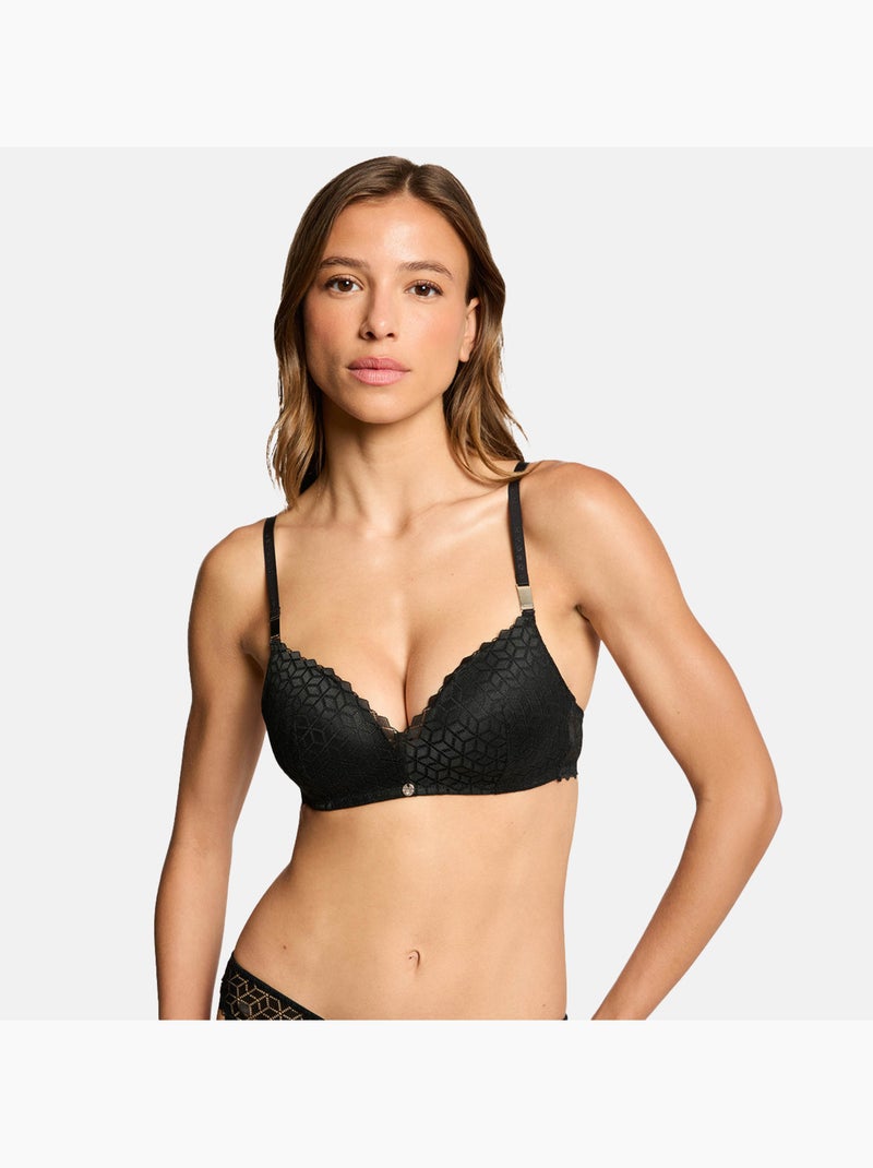 Soutien-gorge coques moulées souple CAROLINA - Morgan Lingerie Noir - Kiabi