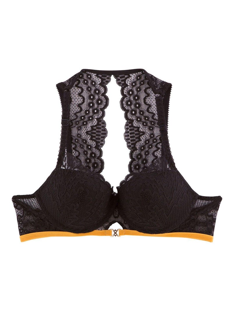 Soutien-gorge coques moulées TANDEM - Pomm'Poire Noir - Kiabi