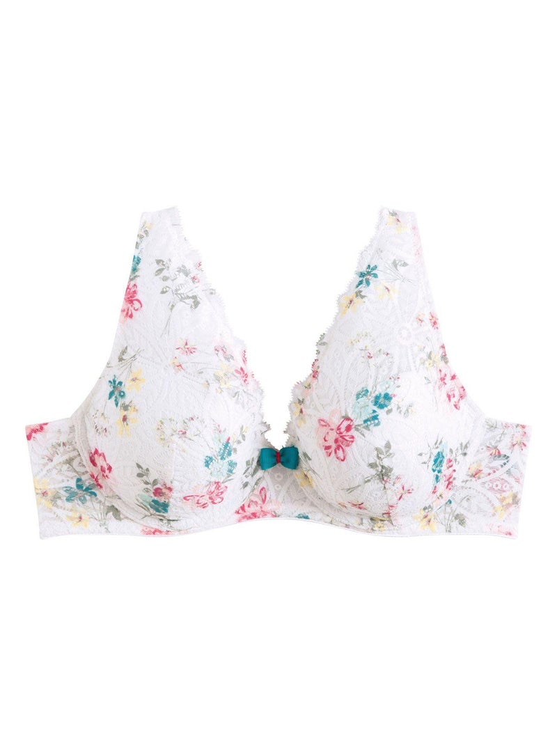 Soutien-gorge coques moulées ZAZIE - Pomm'Poire Blanc - Kiabi