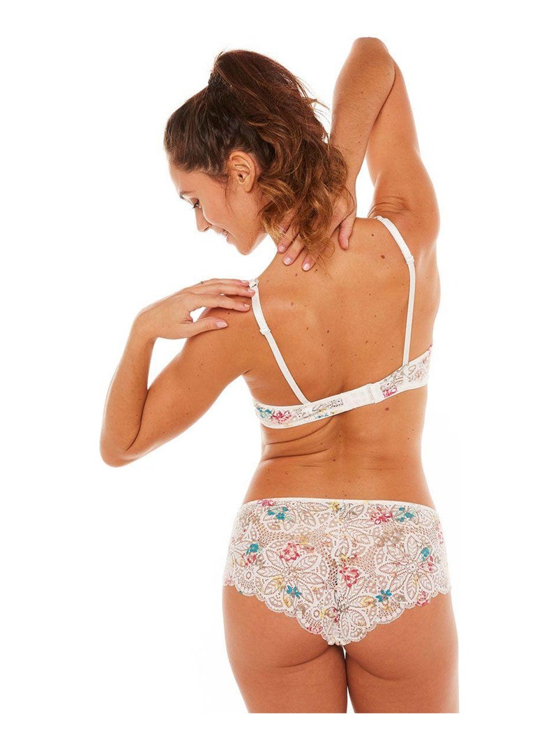 Soutien-gorge coques moulées ZAZIE - Pomm'Poire Blanc - Kiabi