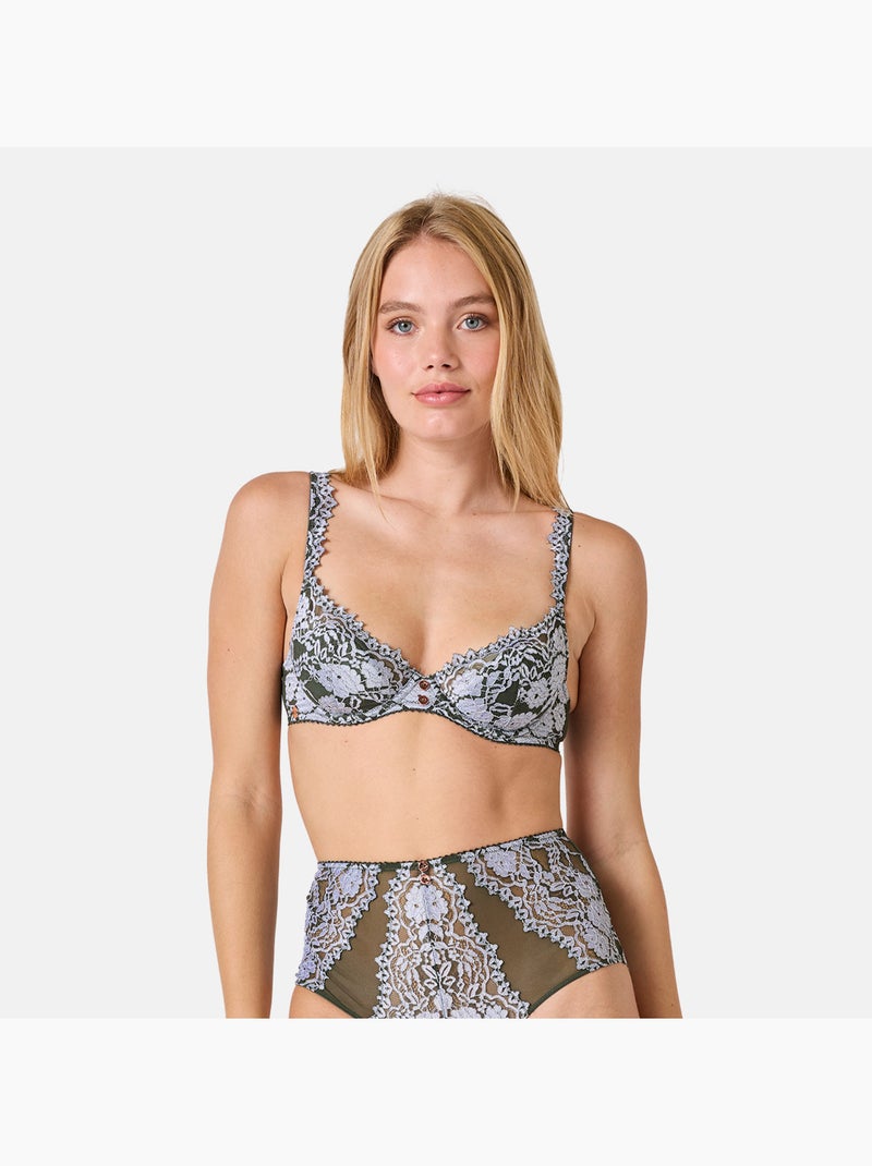 Soutien-gorge coques MYSTIQUE - Brigitte Bardot Lingerie Vert - Kiabi
