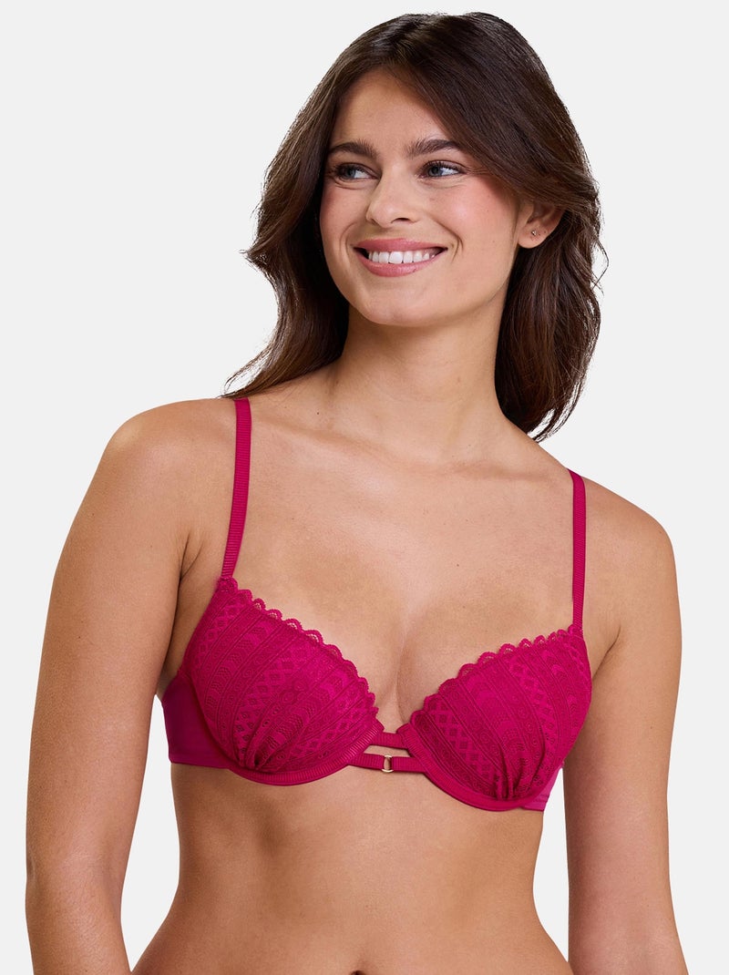 Soutien-gorge coques Secrète Billet Doux Rose fushia - Kiabi