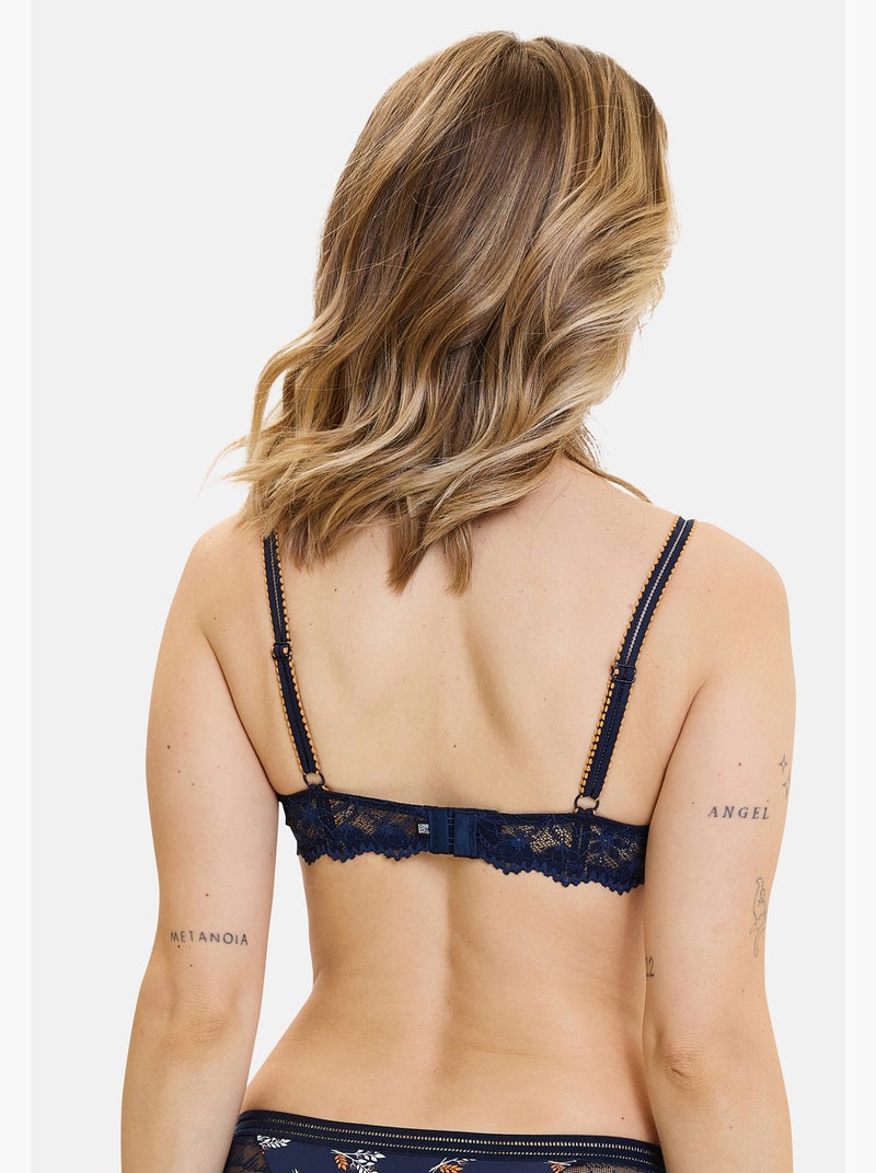 Soutien-gorge coques Valeria Billet Doux Bleu Jaune Blanc - Kiabi