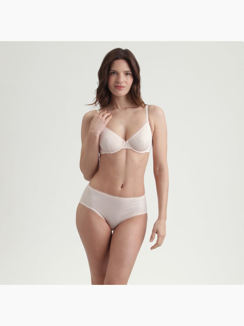 Soutien-gorge corbeille à armatures Dim x Inès de La Fressange Rose clair - Kiabi