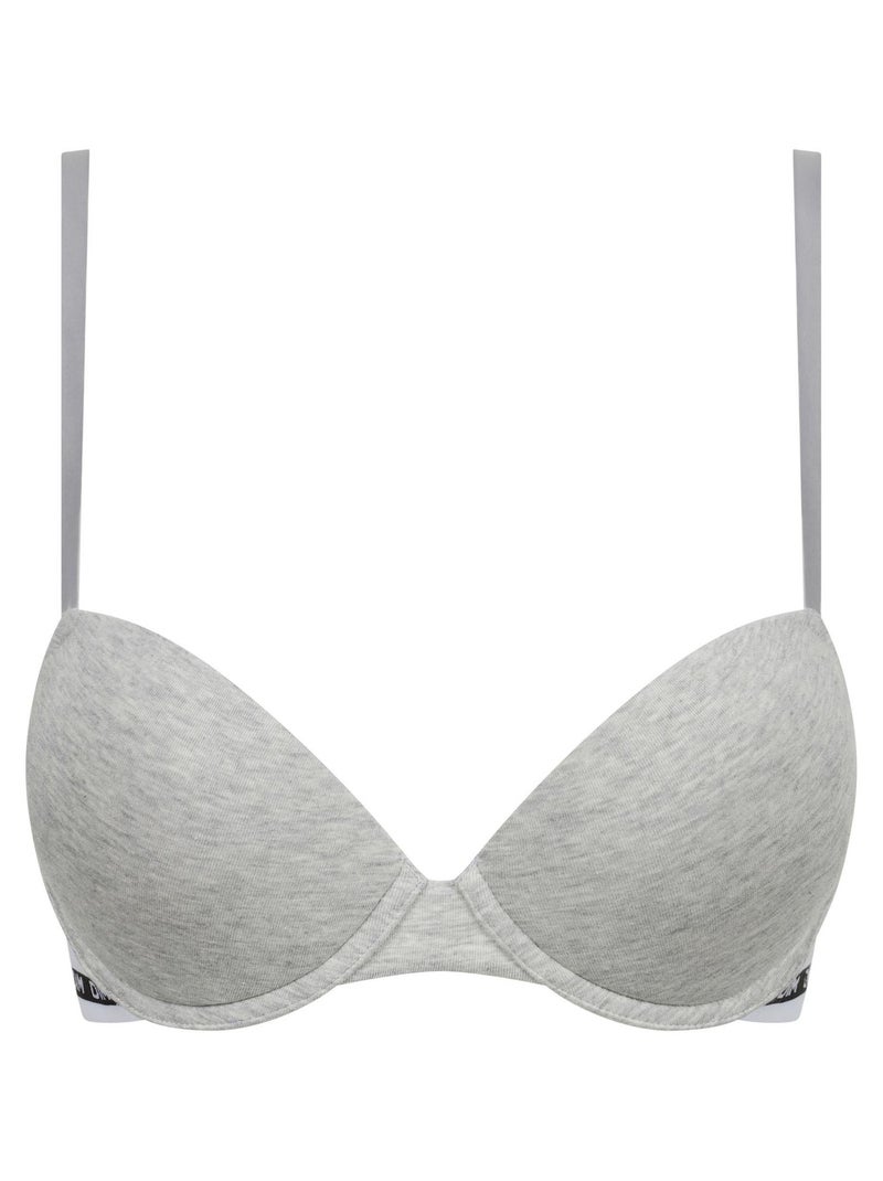 Soutien-gorge corbeille à armatures Icons Gris chiné - Kiabi