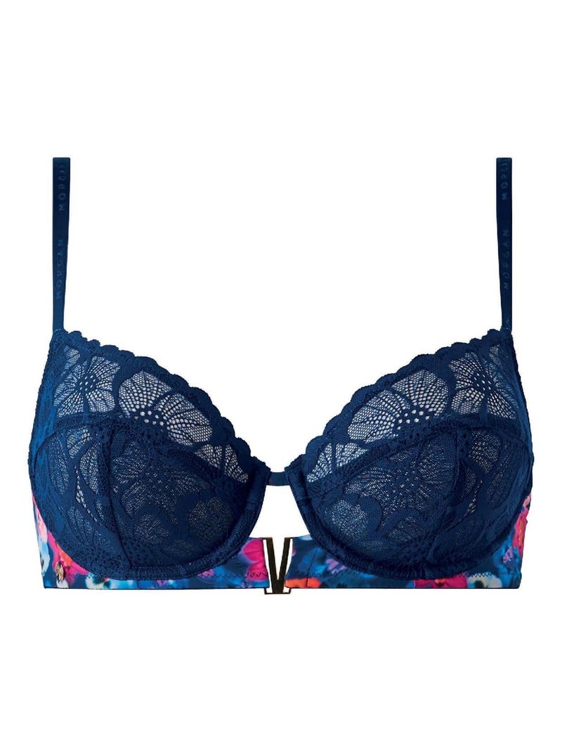 Soutien-gorge corbeille ALMA - Morgan Lingerie Bleu - Kiabi